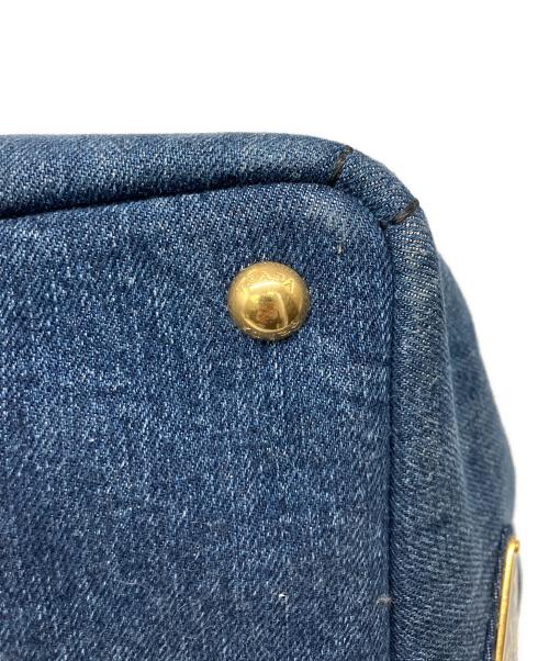 PRADA（プラダ）PRADA (プラダ) カナパ デニムバッグ ブルーの古着・服飾アイテム