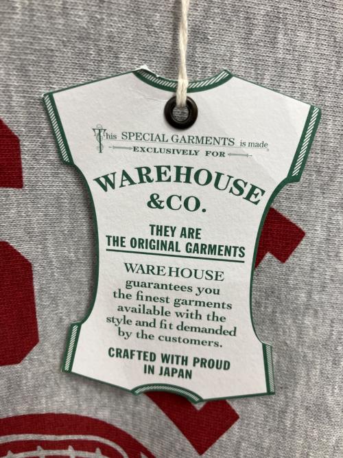 WAREHOUSE（ウエアハウス）WAREHOUSE (ウエアハウス) スウェット グレー サイズ:Lの古着・服飾アイテム