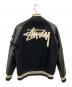 stussy (ステューシー) 25th Anniversary VARSITY LEATHER JACKET ブラック サイズ:S：50000円