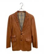 BURBERRY BLACK LABELバーバリーブラックレーベル）の古着「レザージャケット」｜キャメル