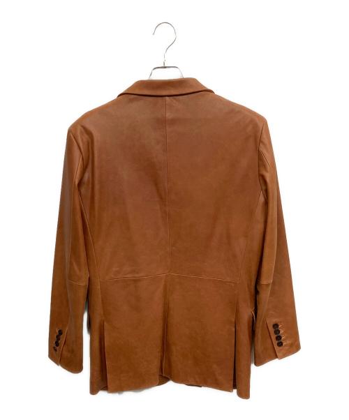 BURBERRY BLACK LABEL（バーバリーブラックレーベル）BURBERRY BLACK LABEL (バーバリーブラックレーベル) レザージャケット キャメル サイズ:Mの古着・服飾アイテム