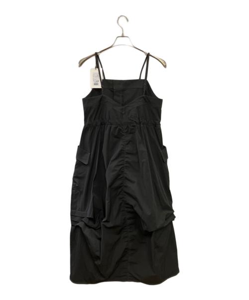 PUBLIC TOKYO（パブリックトウキョウ）PUBLIC TOKYO (パブリックトウキョウ) コクーンカーゴジャンパースカート ブラック サイズ:2の古着・服飾アイテム