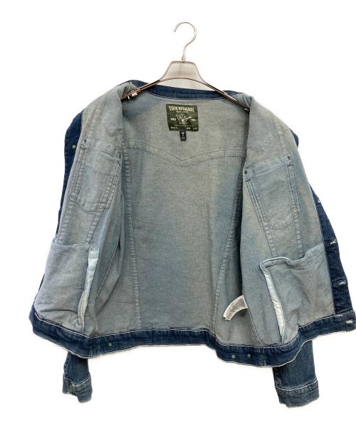 TRUE RELIGION（トゥルー レリジョン）TRUE RELIGION (トゥルー レリジョン) デニムジャケット ブルー サイズ:XXLの古着・服飾アイテム