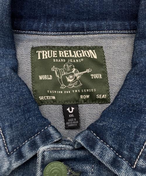 TRUE RELIGION（トゥルー レリジョン）TRUE RELIGION (トゥルー レリジョン) デニムジャケット ブルー サイズ:XXLの古着・服飾アイテム