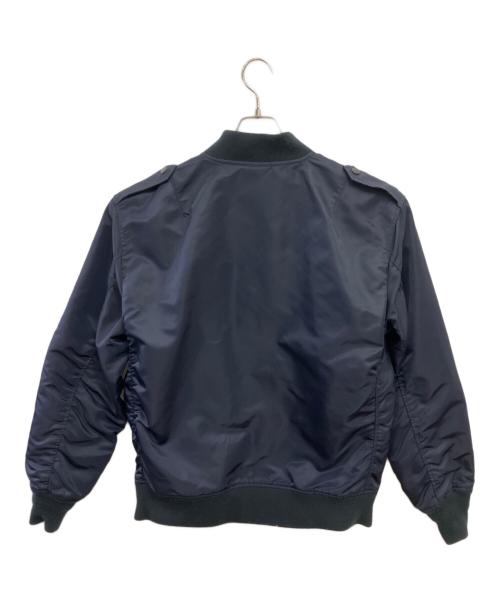 HOUSTON（ヒューストン）HOUSTON (ヒューストン) フライトジャケット ネイビー サイズ:42の古着・服飾アイテム