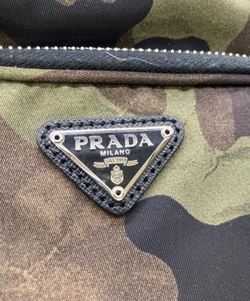 PRADA（プラダ）PRADA (プラダ) 2WAYバッグ カーキの古着・服飾アイテム