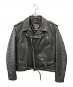 SCHOTT BROS.ショット）の古着「ライダースジャケット」｜ブラック