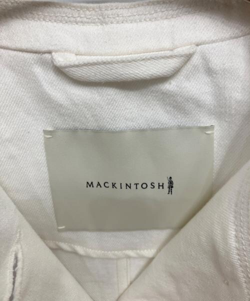 MACKINTOSH（マッキントッシュ）MACKINTOSH (マッキントッシュ) HUMBIE ノーカラーデニムジャケット アイボリー サイズ:6の古着・服飾アイテム