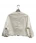 MACKINTOSH (マッキントッシュ) HUMBIE ノーカラーデニムジャケット アイボリー サイズ:6：36000円