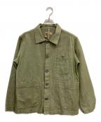 NIGEL CABOURNナイジェルケーボン）の古着「シャツジャケット」｜グリーン