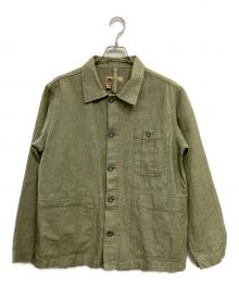 NIGEL CABOURN（ナイジェルケーボン）の古着「シャツジャケット」｜グリーン