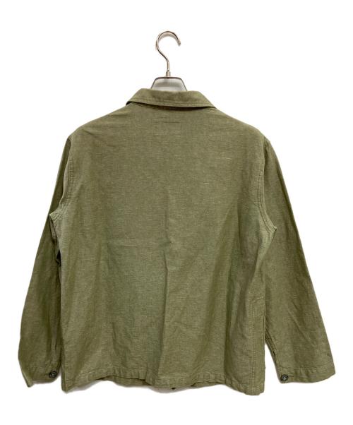 NIGEL CABOURN（ナイジェルケーボン）NIGEL CABOURN (ナイジェルケーボン) シャツジャケット グリーン サイズ:48の古着・服飾アイテム