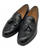 Crockett & Jones×BEAMS Fクロケット＆ジョーンズ×ビームスエフ）の古着「タッセルローファー」｜ブラック