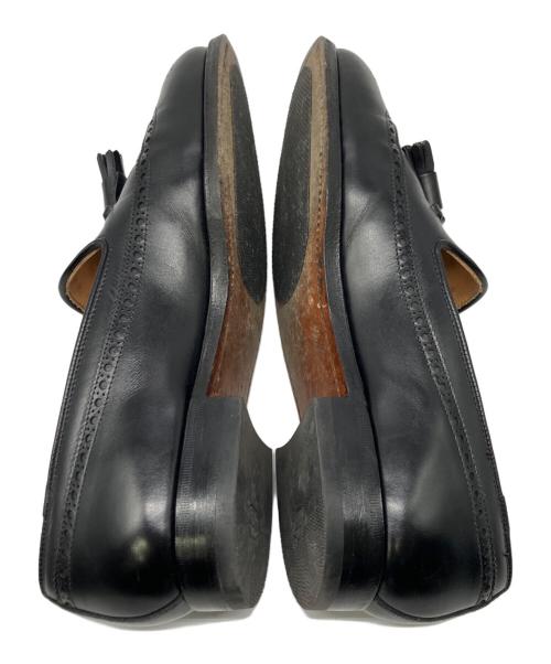 Crockett & Jones（クロケット＆ジョーンズ）Crockett & Jones (クロケット＆ジョーンズ) BEAMS F (ビームスエフ) タッセルローファー ブラック サイズ:6の古着・服飾アイテム