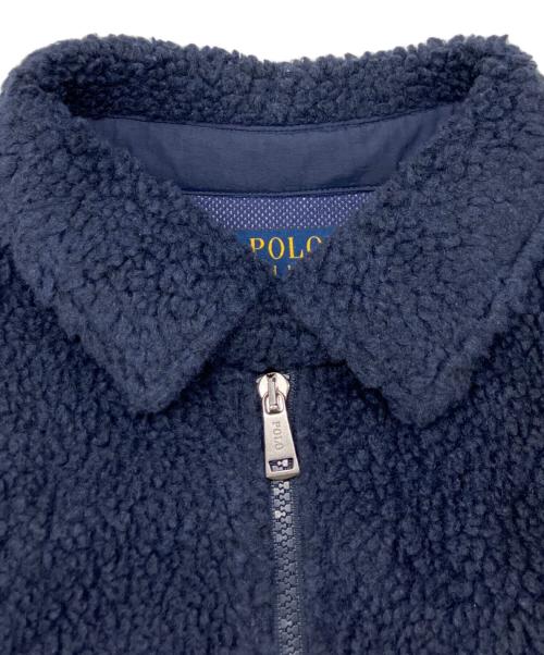 POLO RALPH LAUREN（ポロ・ラルフローレン）POLO RALPH LAUREN (ポロ・ラルフローレン) フリースジャケット ネイビー サイズ:XSの古着・服飾アイテム