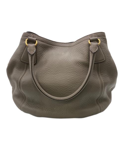 PRADA（プラダ）PRADA (プラダ) 2WAYバッグ グレーの古着・服飾アイテム