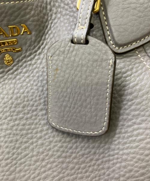 PRADA（プラダ）PRADA (プラダ) 2WAYバッグ グレーの古着・服飾アイテム