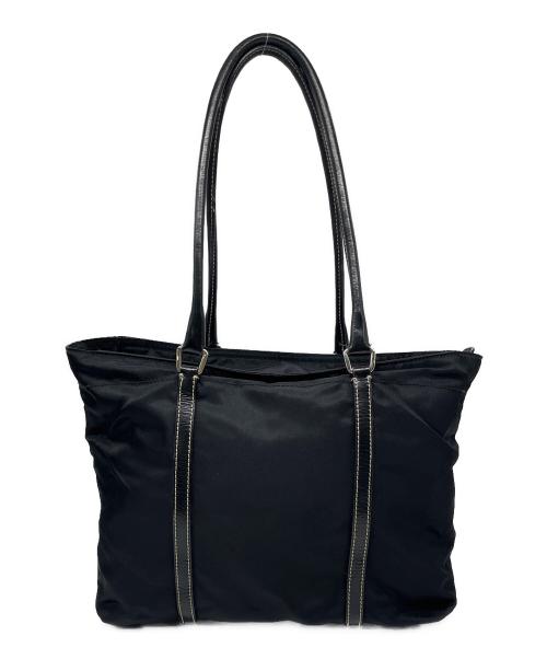 PRADA（プラダ）PRADA (プラダ) ナイロントートバッグ ブラックの古着・服飾アイテム