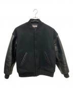 COOTIE PRODUCTIONSクーティープロダクツ）の古着「Wool Melton Error Fit Stadium Jacket」｜ブラック