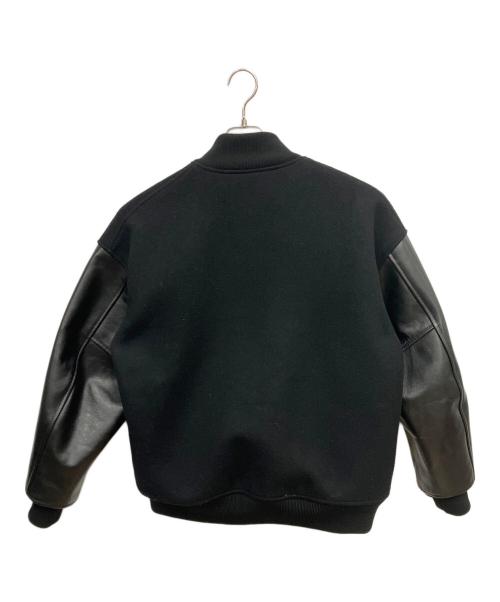 COOTIE PRODUCTIONS（クーティープロダクツ）COOTIE PRODUCTIONS (クーティープロダクツ) Wool Melton Error Fit Stadium Jacket ブラック サイズ:Mの古着・服飾アイテム