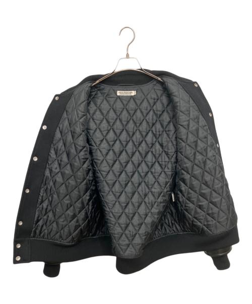 COOTIE PRODUCTIONS（クーティープロダクツ）COOTIE PRODUCTIONS (クーティープロダクツ) Wool Melton Error Fit Stadium Jacket ブラック サイズ:Mの古着・服飾アイテム