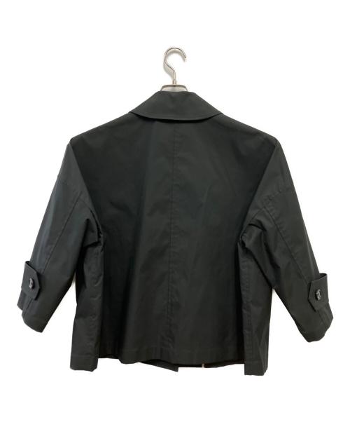 BLUE LABEL CRESTBRIDGE（ブルーレーベルクレストブリッジ）BLUE LABEL CRESTBRIDGE (ブルーレーベルクレストブリッジ) ストレッチツイルAラインコート ブラック サイズ:38 未使用品の古着・服飾アイテム