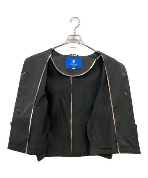 BLUE LABEL CRESTBRIDGE（ブルーレーベルクレストブリッジ）BLUE LABEL CRESTBRIDGE (ブルーレーベルクレストブリッジ) ストレッチツイルAラインコート ブラック サイズ:38 未使用品の古着・服飾アイテム