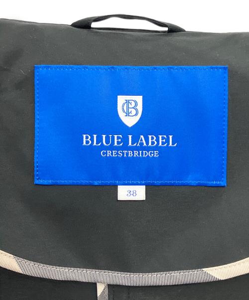 BLUE LABEL CRESTBRIDGE（ブルーレーベルクレストブリッジ）BLUE LABEL CRESTBRIDGE (ブルーレーベルクレストブリッジ) ストレッチツイルAラインコート ブラック サイズ:38 未使用品の古着・服飾アイテム