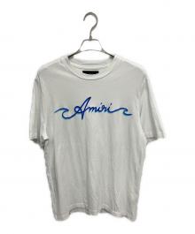 AMIRI（アミリ）の古着「White Wave t-shirt with logo print」｜ホワイト