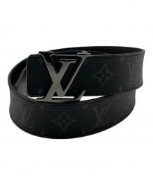 LOUIS VUITTON（ルイ ヴィトン）の古着「レザーベルト」｜ブラック