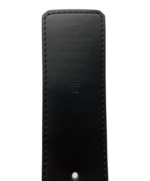 LOUIS VUITTON（ルイ ヴィトン）LOUIS VUITTON (ルイ ヴィトン) レザーベルト ブラックの古着・服飾アイテム