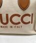 中古・古着 GUCCI (グッチ) 2wayバッグ ブラウン×ベージュ：90000円