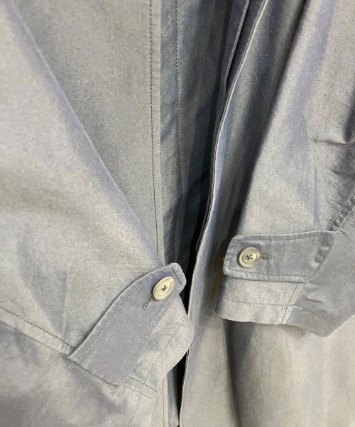 KOLOR（カラー）KOLOR (カラー) レイヤードステンカラーコート ネイビー サイズ:1の古着・服飾アイテム