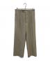 SASAKI SATORU（ササキサトル）の古着「スラックス/SINGLE TUCK WIDE TROUSERS」｜ベージュ
