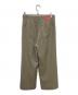 SASAKI SATORU (ササキサトル) スラックス/SINGLE TUCK WIDE TROUSERS ベージュ サイズ:44：18000円