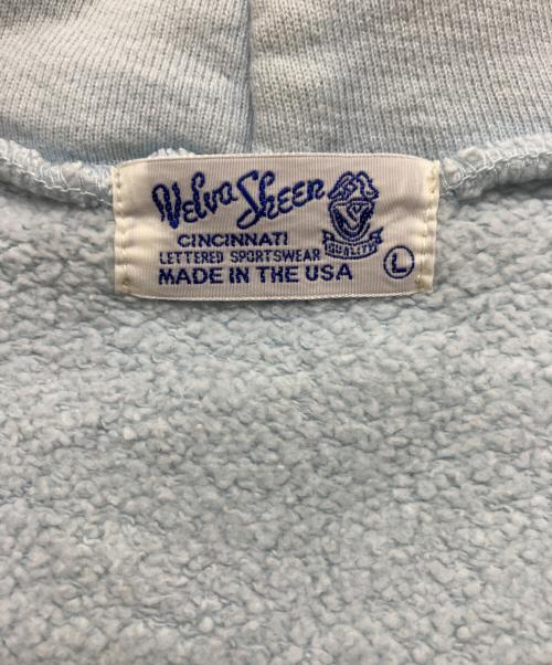 velva sheen（ベルバシーン）velva sheen (ベルバシーン) ジップパーカー ブルー サイズ:Lの古着・服飾アイテム