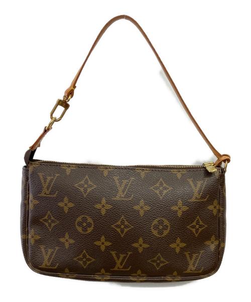 LOUIS VUITTON（ルイ ヴィトン）LOUIS VUITTON (ルイ ヴィトン) ポシェット・アクセソワール/ポーチ ブラウンの古着・服飾アイテム