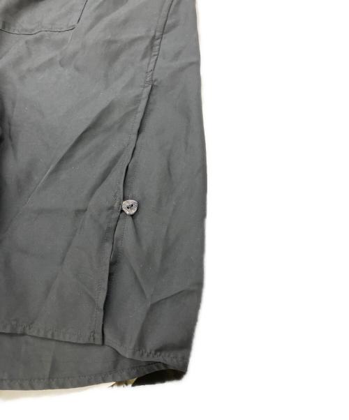 YOKE（ヨーク）YOKE (ヨーク) CUPRO OPEN COLLAR SHIRT/半袖シャツ ブラック サイズ:3の古着・服飾アイテム