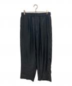 YOKEヨーク）の古着「CUPRO EASY PANTS」｜ブラック