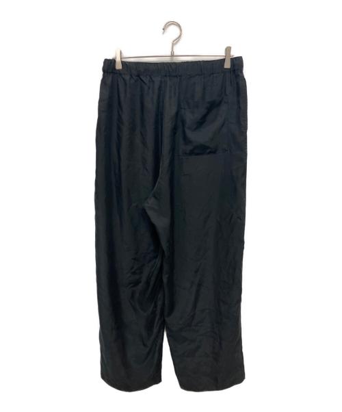 YOKE（ヨーク）YOKE (ヨーク) CUPRO EASY PANTS ブラック サイズ:3の古着・服飾アイテム