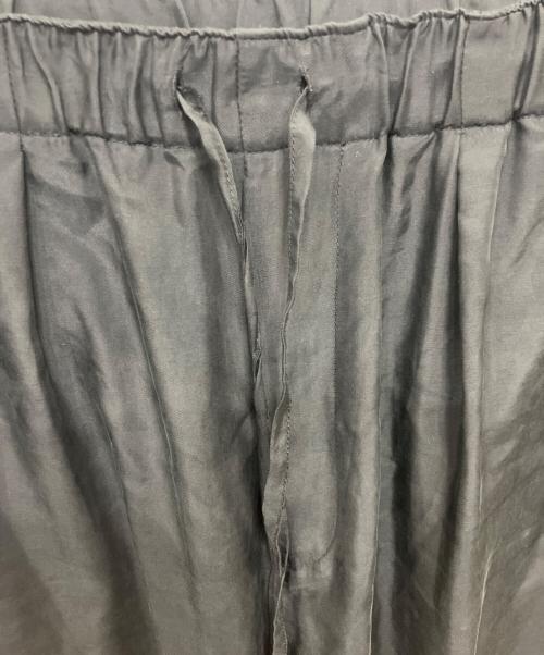 YOKE（ヨーク）YOKE (ヨーク) CUPRO EASY PANTS ブラック サイズ:3の古着・服飾アイテム