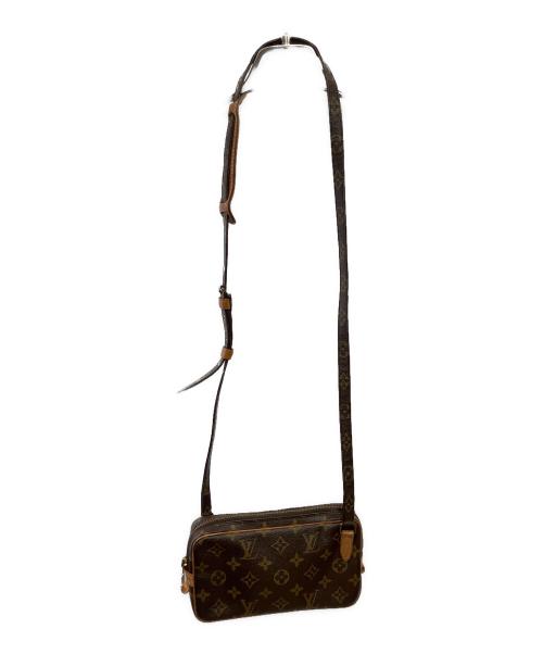 LOUIS VUITTON（ルイ ヴィトン）LOUIS VUITTON (ルイ ヴィトン) ショルダーポーチ/マルリーバンドリエール ブラウンの古着・服飾アイテム
