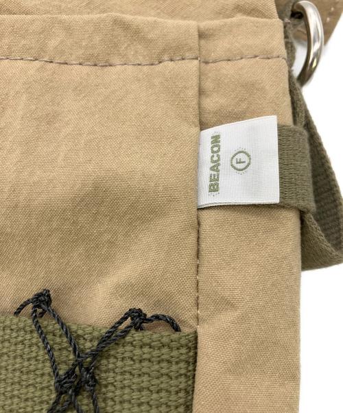 kolor/BEACON（カラービーコン）kolor/BEACON (カラービーコン) ショルダーバッグ ベージュの古着・服飾アイテム