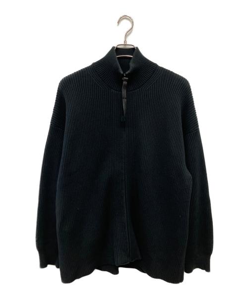 N.HOOLYWOOD（エヌ ハリウッド）N.HOOLYWOOD (エヌ ハリウッド) ドライバーズニット ブラック サイズ:40の古着・服飾アイテム
