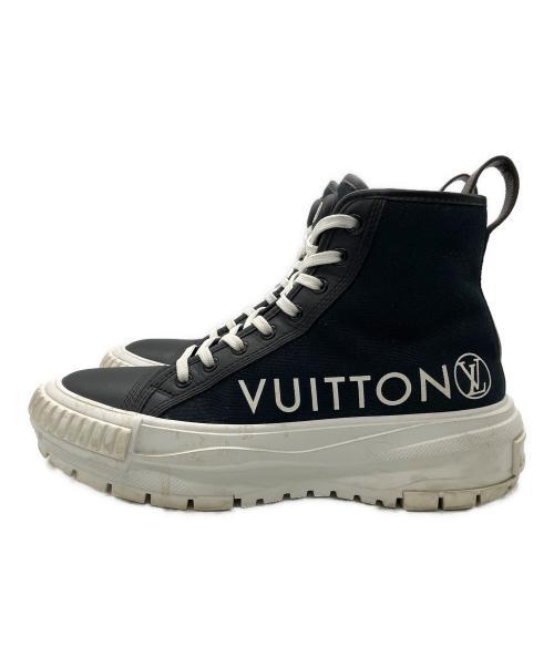 LOUIS VUITTON（ルイ ヴィトン）LOUIS VUITTON (ルイ ヴィトン) ハイカットスニーカー ブラック×ホワイト サイズ:39の古着・服飾アイテム
