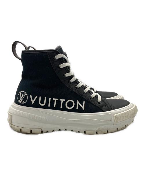 LOUIS VUITTON（ルイ ヴィトン）LOUIS VUITTON (ルイ ヴィトン) ハイカットスニーカー ブラック×ホワイト サイズ:39の古着・服飾アイテム