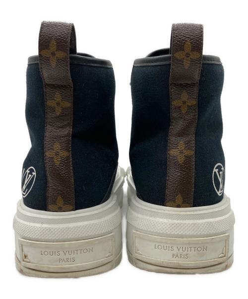 LOUIS VUITTON（ルイ ヴィトン）LOUIS VUITTON (ルイ ヴィトン) ハイカットスニーカー ブラック×ホワイト サイズ:39の古着・服飾アイテム