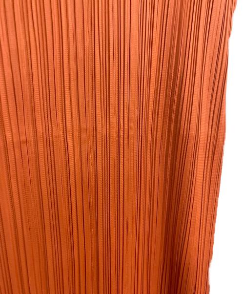 PLEATS PLEASE（プリーツプリーズ）PLEATS PLEASE (プリーツプリーズ) ノースリーブカットソー オレンジ サイズ:3の古着・服飾アイテム