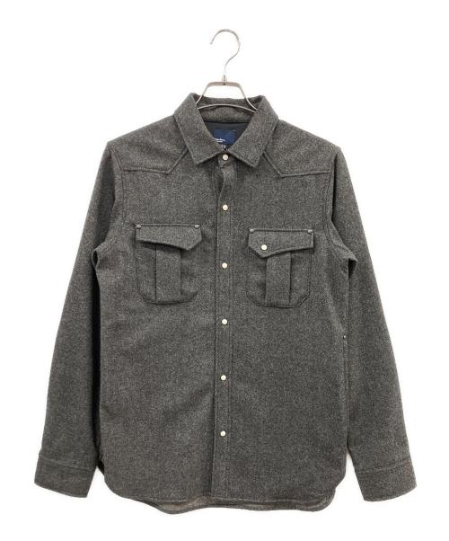 Teton Bros（ティートンブロス）Teton Bros (ティートンブロス) 長袖シャツ ダークグレー サイズ:Mの古着・服飾アイテム