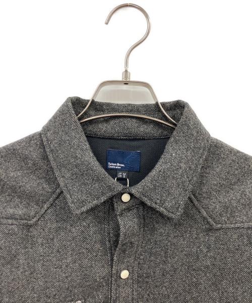 Teton Bros（ティートンブロス）Teton Bros (ティートンブロス) 長袖シャツ ダークグレー サイズ:Mの古着・服飾アイテム